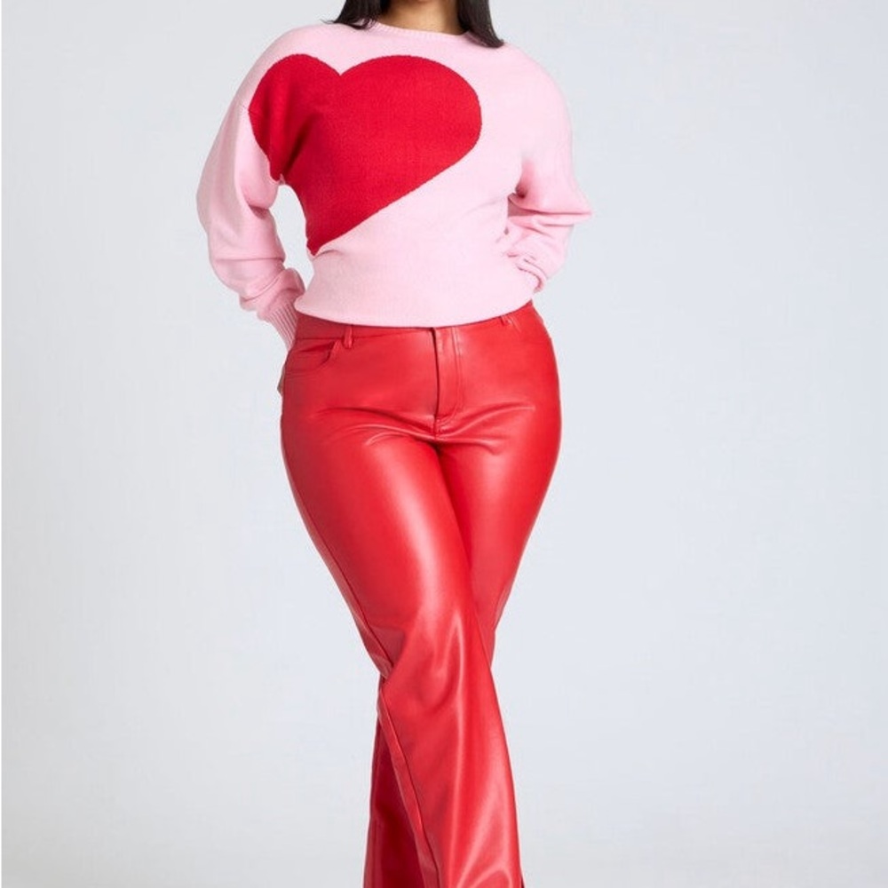 Red Leather Pants